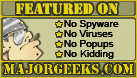 As seen on MajorGeeks